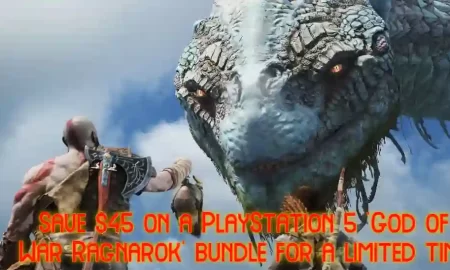 Save $45 on a PlayStation 5 'God of War Ragnarok' bundle for a limited time