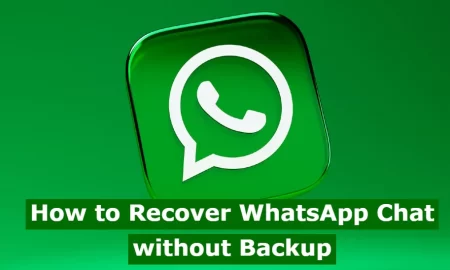 How to Recover WhatsApp Chat without Backup